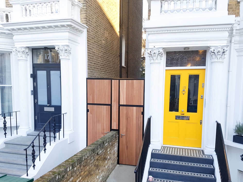 Colourful front doors
